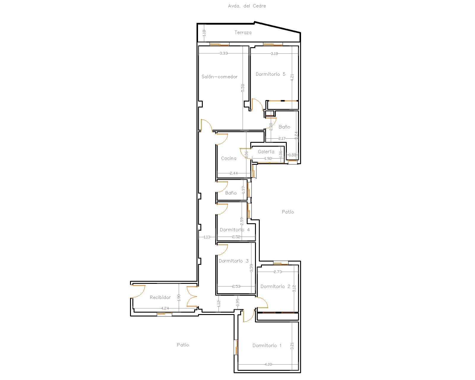 5 Habitaciones Habitaciones,1 BañoBathrooms,Piso,En venta,1007