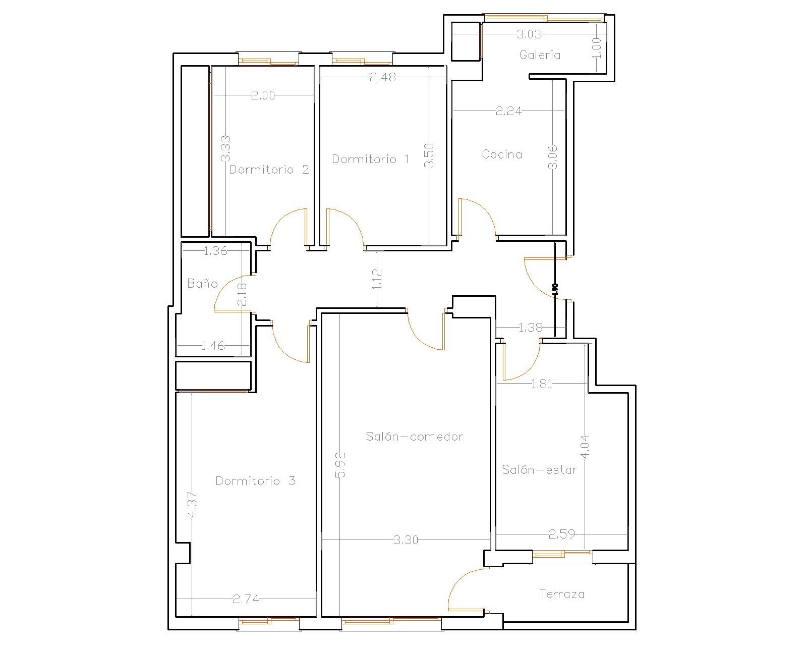 4 Habitaciones Habitaciones,1 BañoBathrooms,Piso,En venta,1012